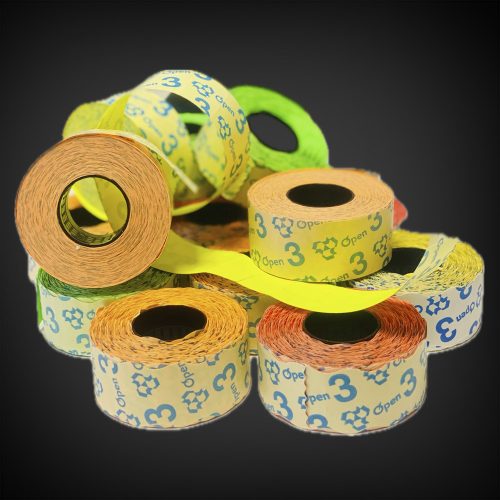 Árazógép cimke 2 soros színes (26x16mm)
