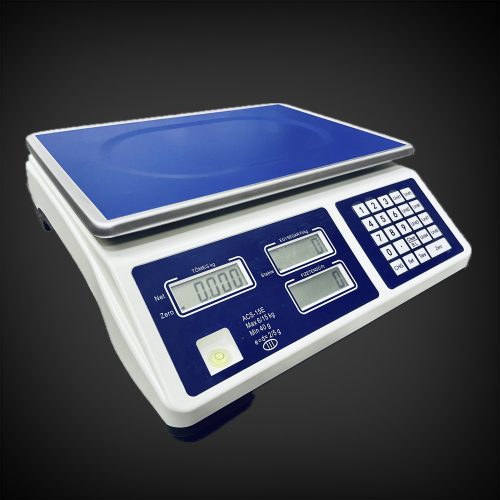 ACS-E 30 kg-os hitelesített lapos digitális mérleg